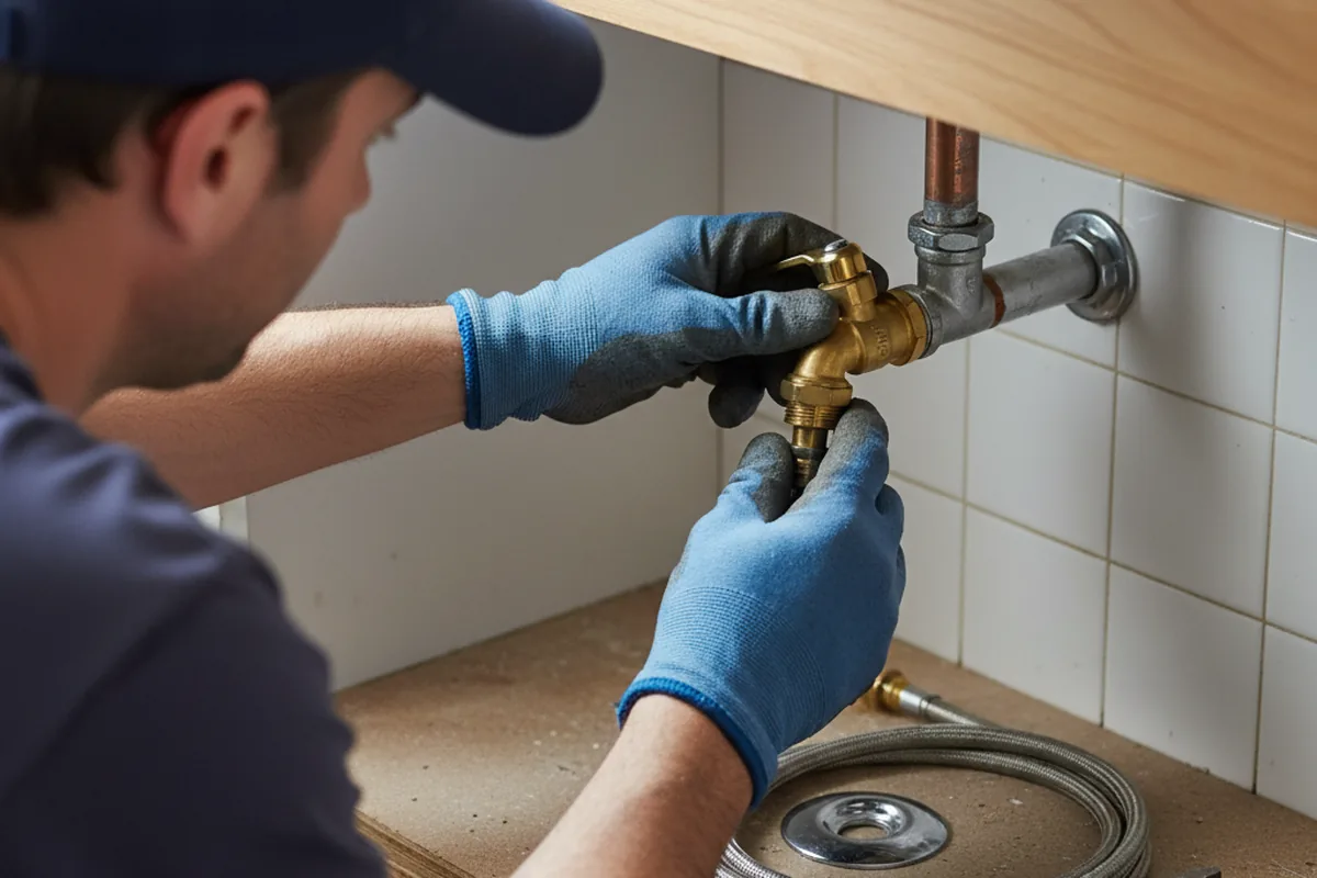 Shutoff valve and fitting work during Repiping in Box Springs